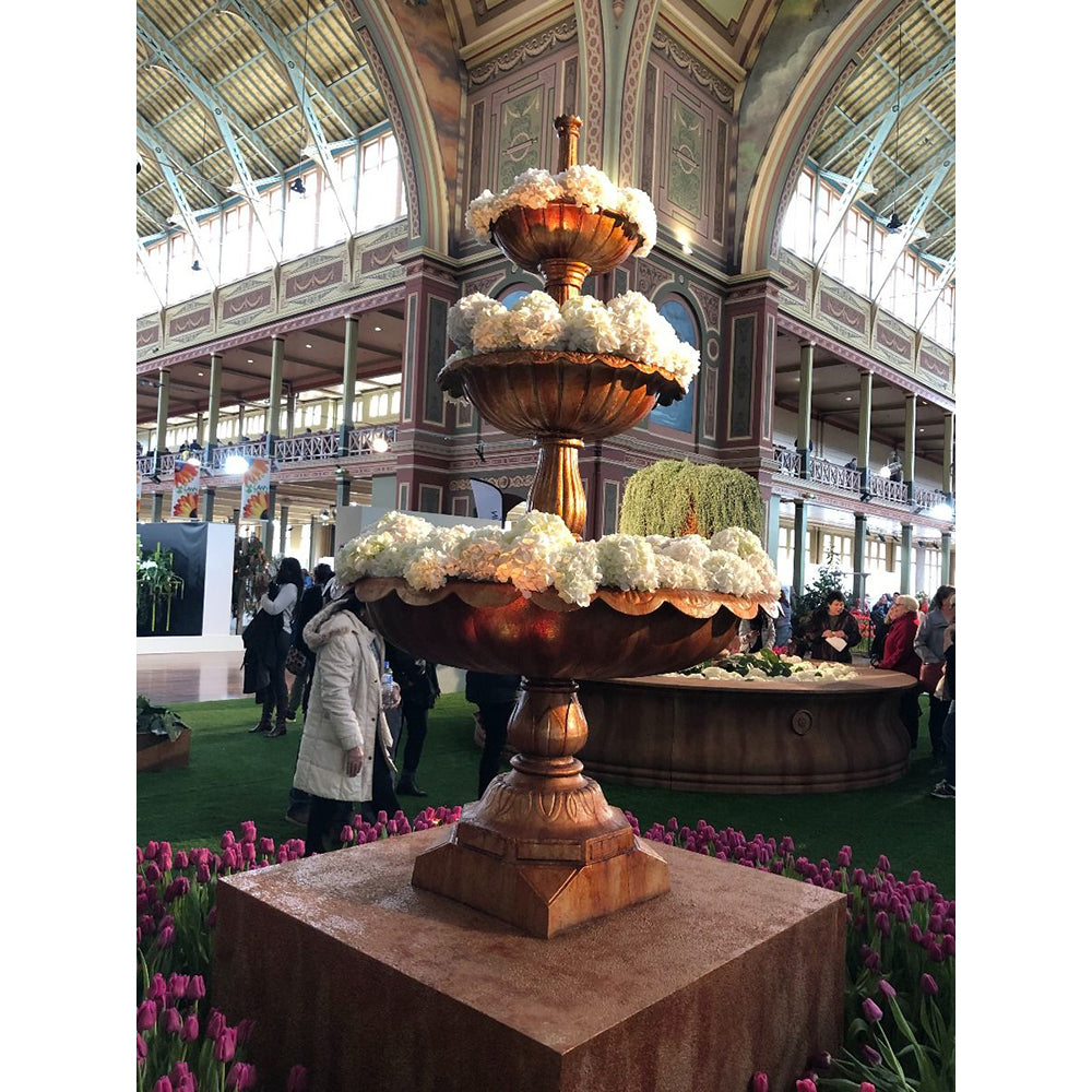 Classic Veneto 3 Tier Cast Iron Fountain - 3 Colours