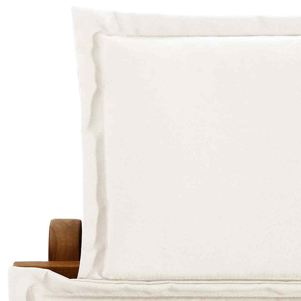 Palmira Acacia Wood Sun Lounge - Plain or with Cream or Black Cushions