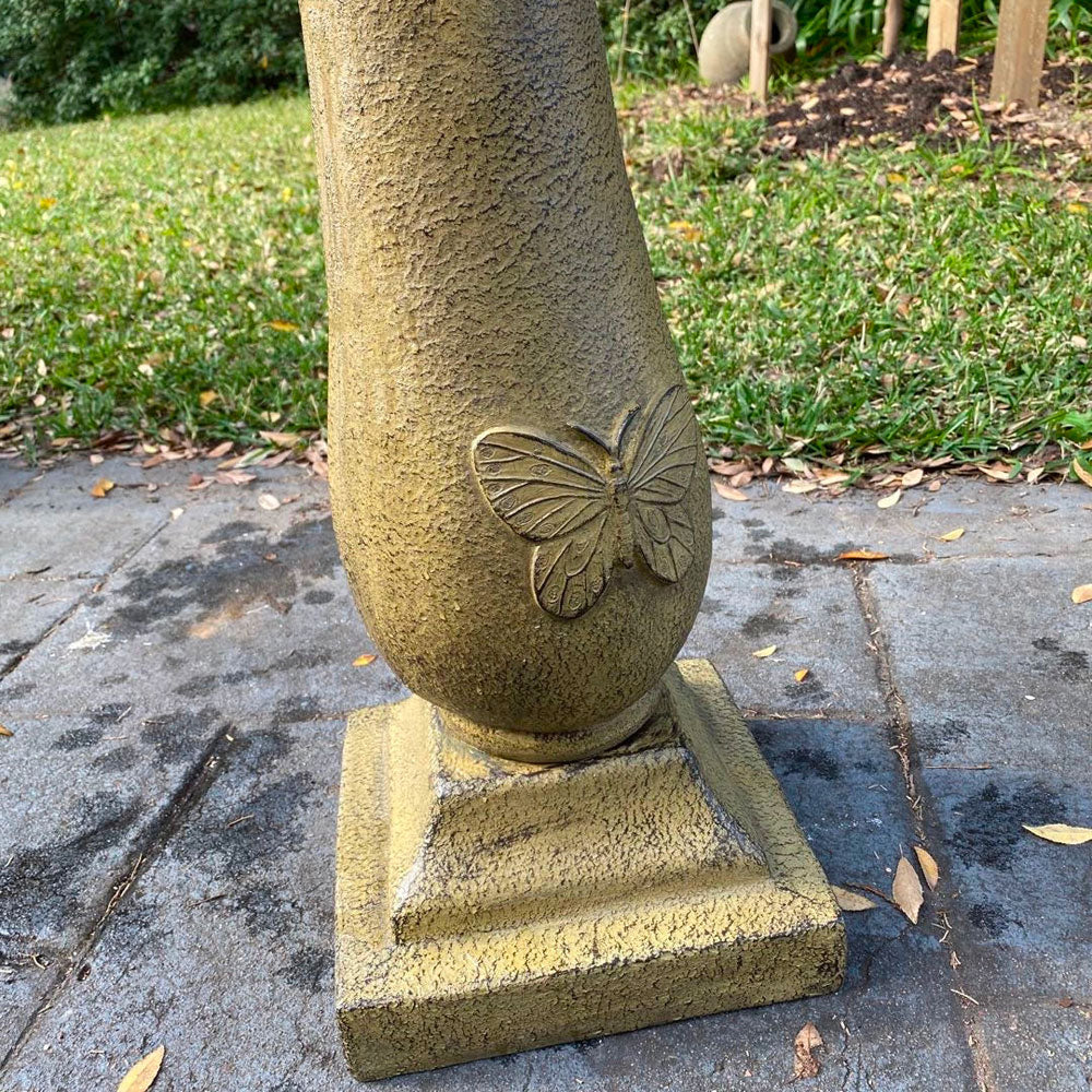 Elisara Solar Butterfly Bird Bath