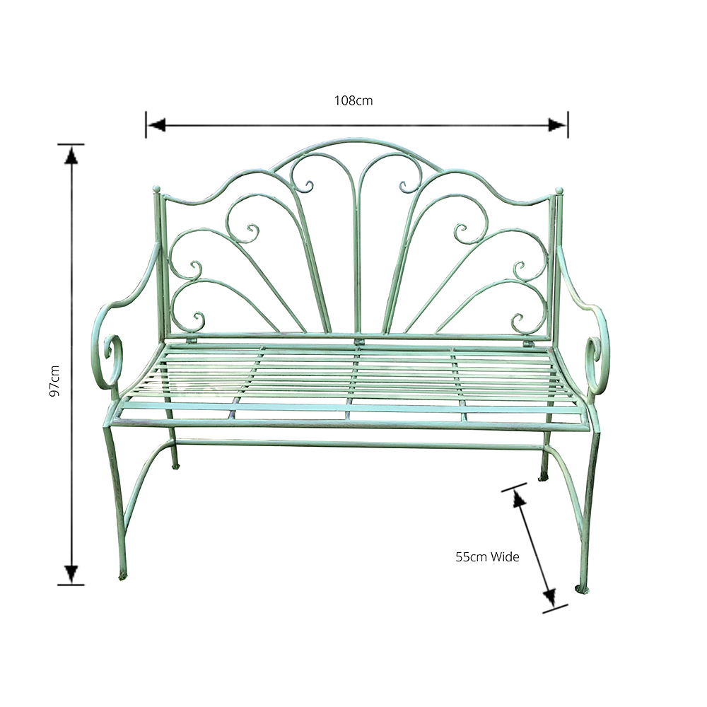 Rosina Garden Bench - 108cms Long