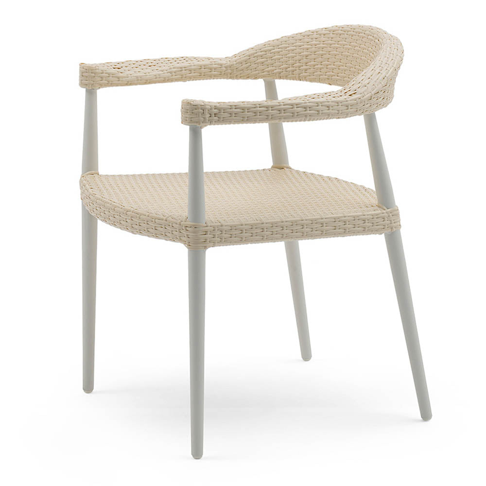 Matera 3 Seater Beige Rattan Coffee Table & Armchair Set