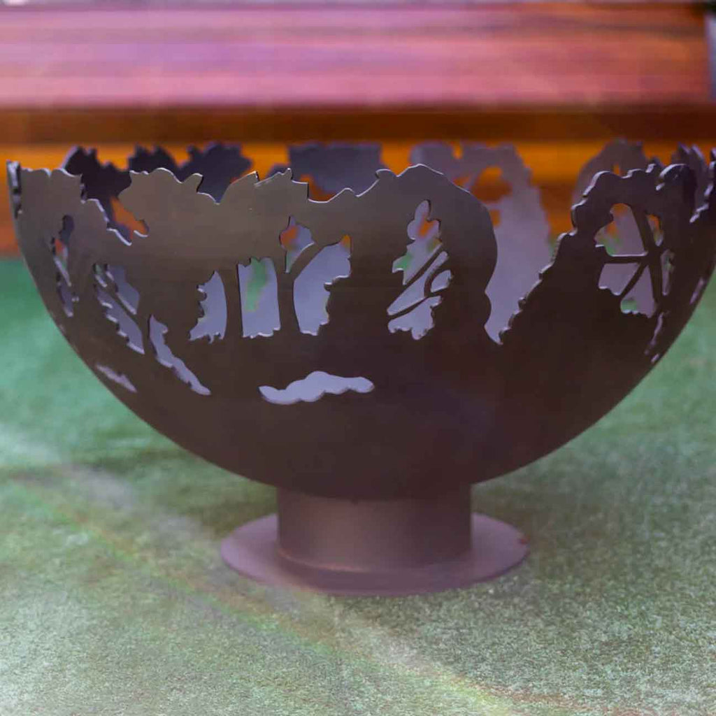 Zuzu Artistry Thick Steel Firepit - 91.5cm Diameter