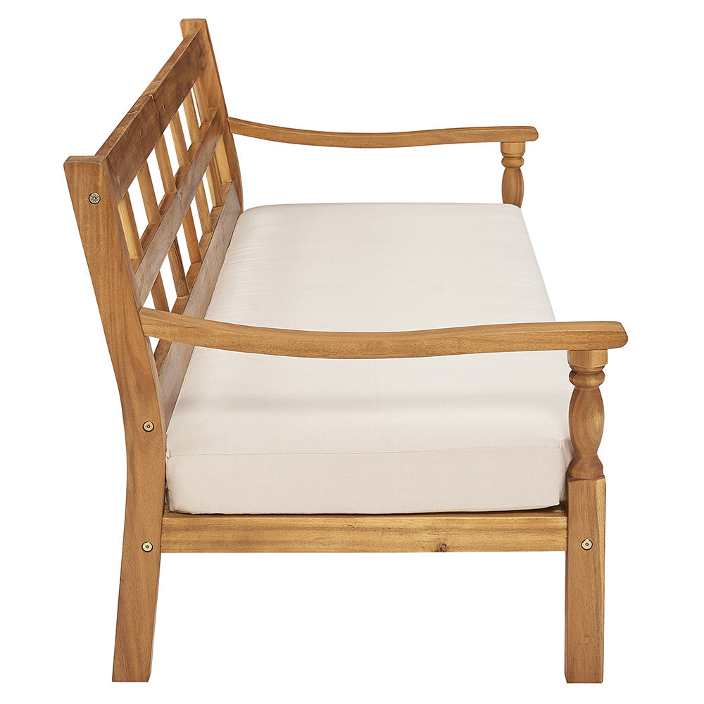 Giulio Acacia Outdoor Daybed with Cushion