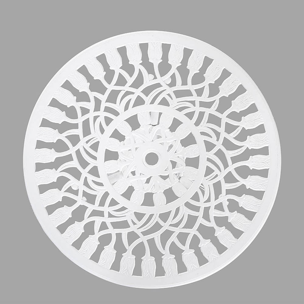 Eulalia Cast Aluminium 3pc Bistro Set - Bronze or White