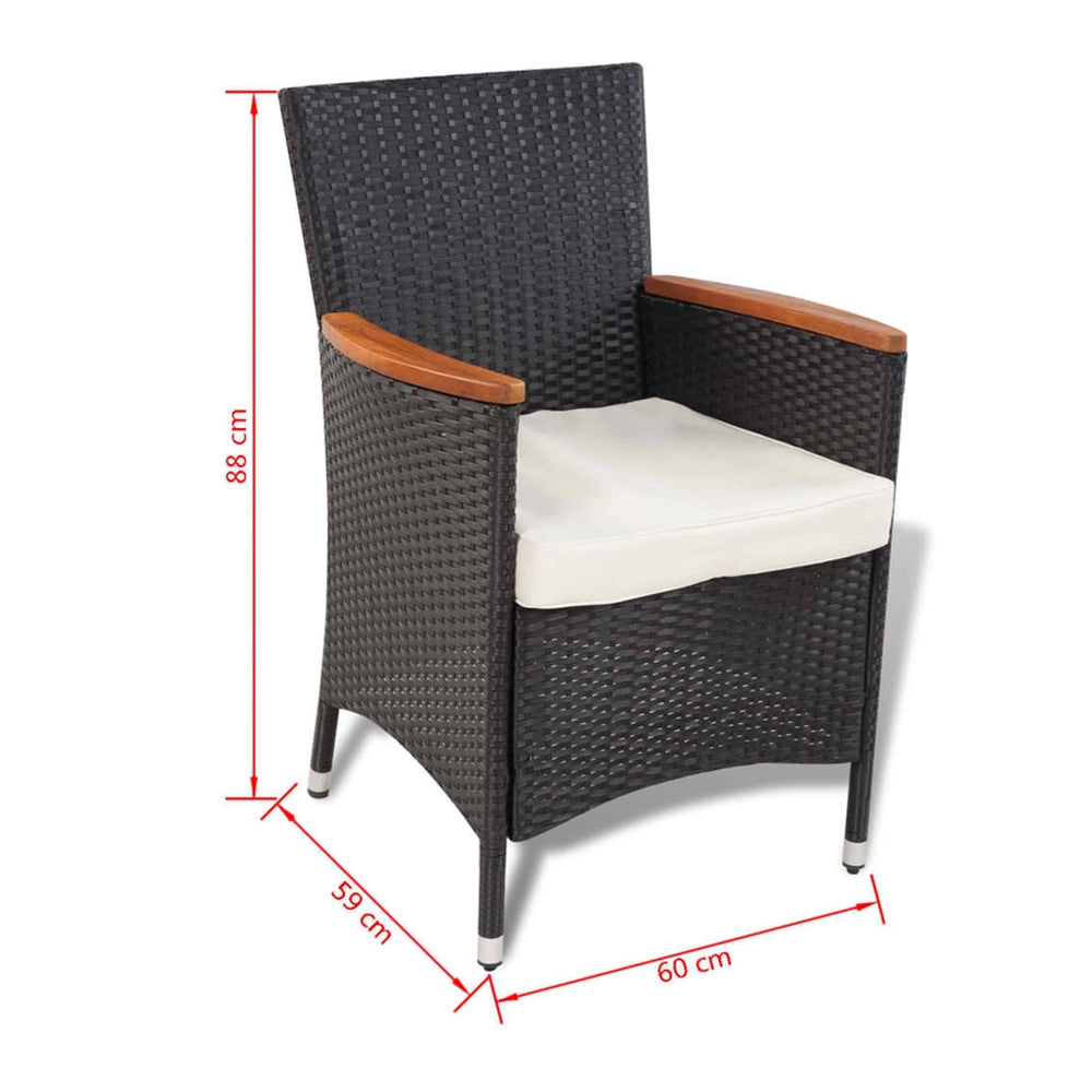 Reverie 5 Piece Outdoor Dining Set w/Cushions