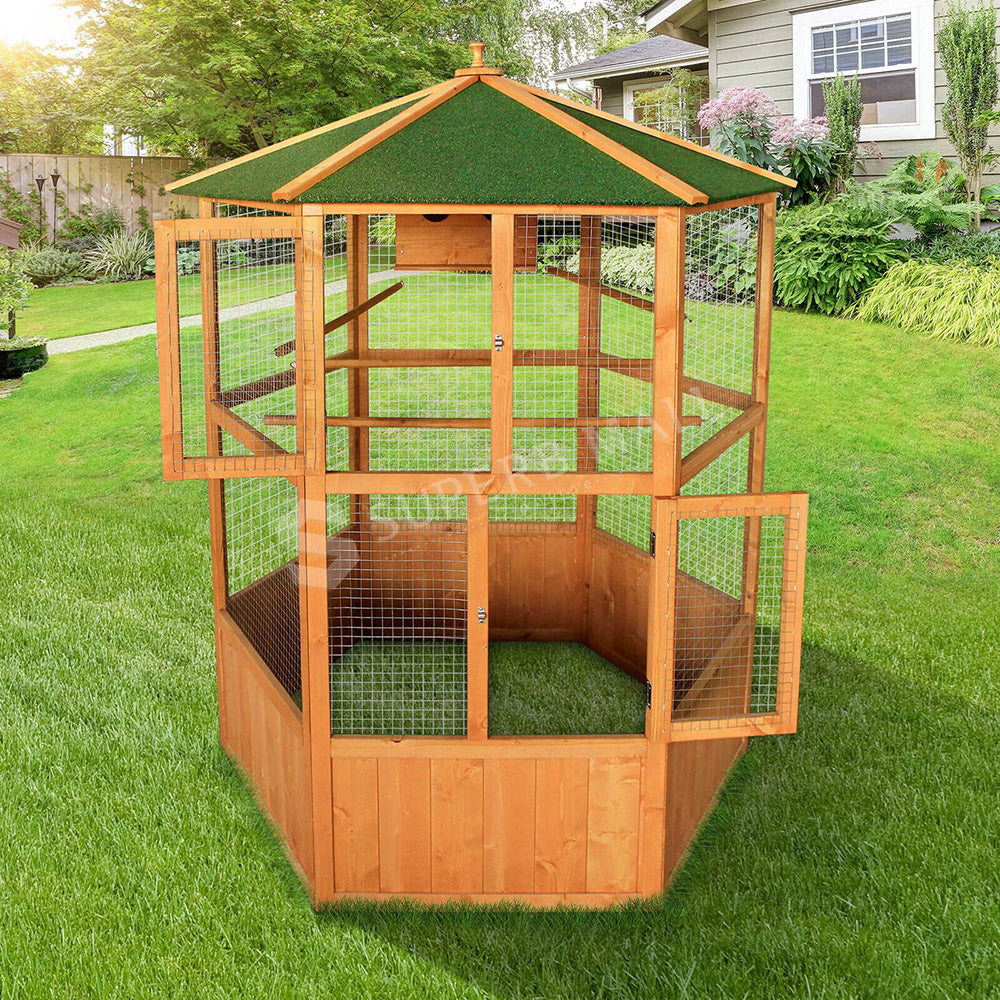 Paradiso Classic Wooden Bird Cage/Aviary - XL Size