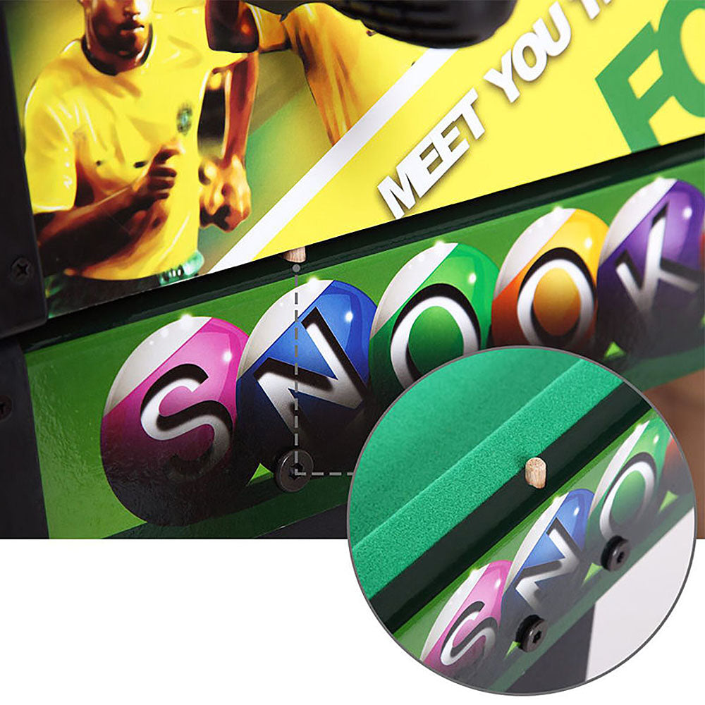 Whazza! 4 in 1 Games Table Air Hockey/Pool/Foosball/Table Tennis