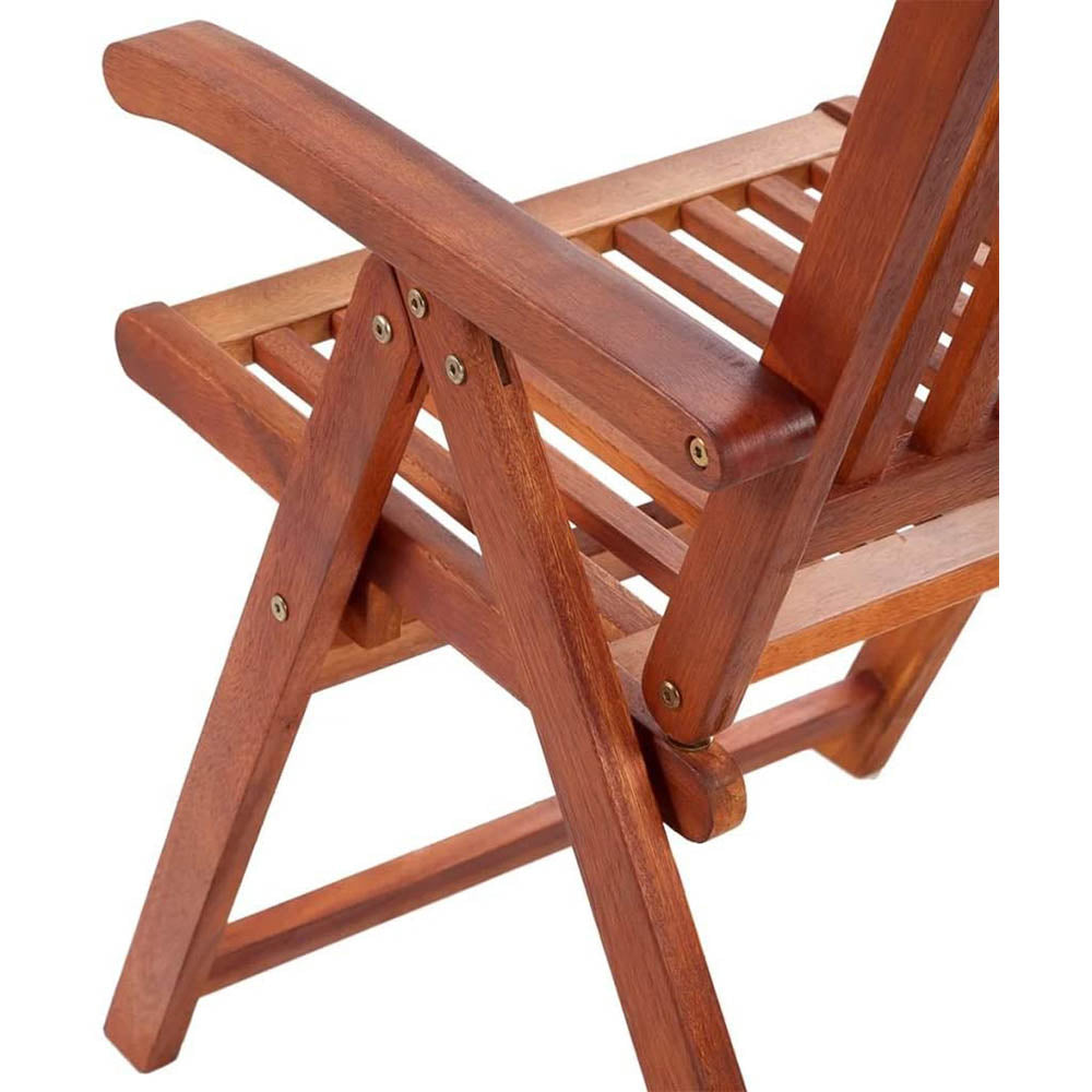 Stella 6 Seater Acacia Wood Dining Setting - Brown