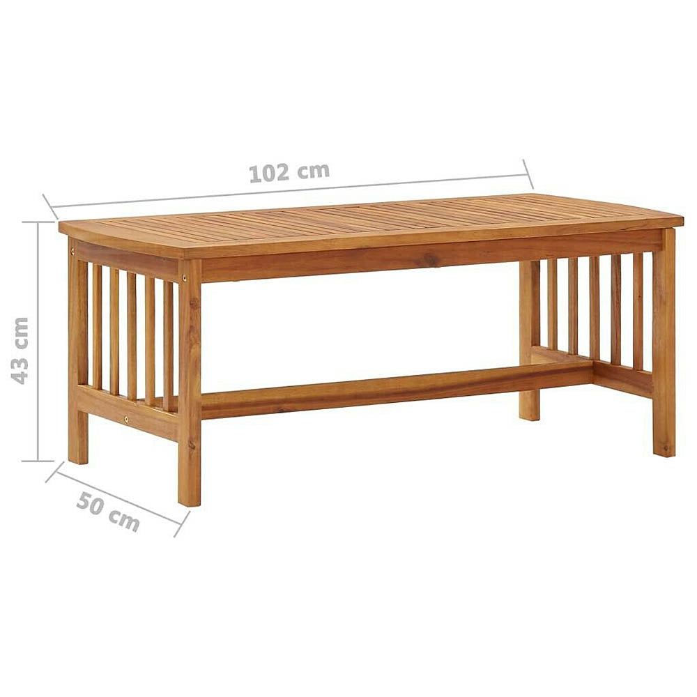 Veritas 5 Piece Acacia Garden Lounge Set