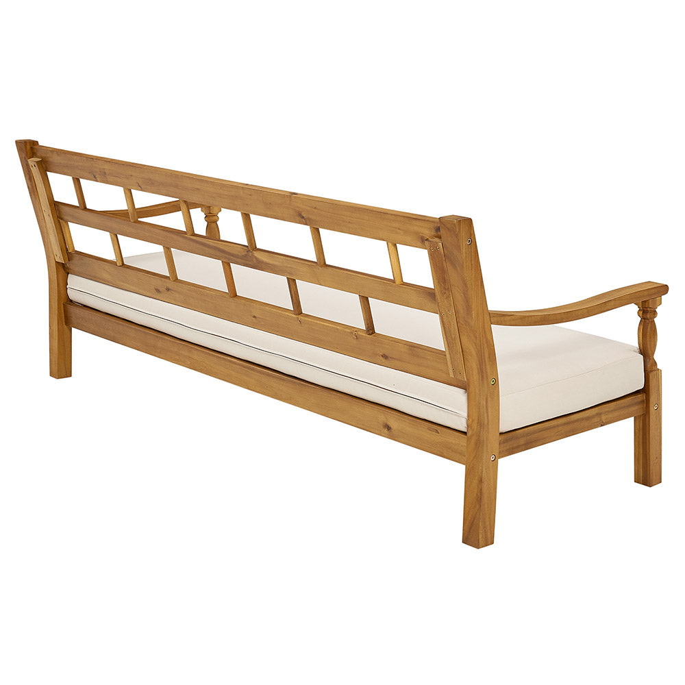 Giulio Acacia Outdoor Daybed with Cushion