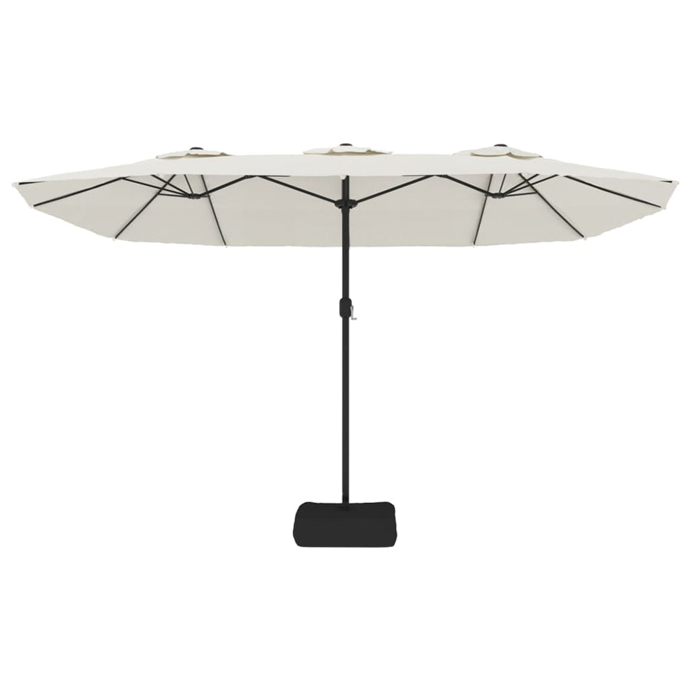 Azzat Double-Head Parasol - 449x245 cm. 8 Colours