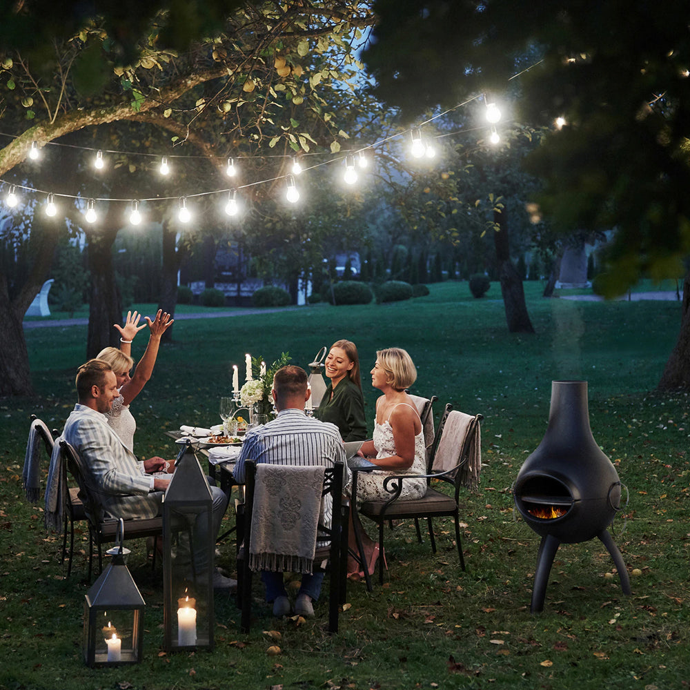 Jacinto Humidor Cast Iron Chimenea & BBQ