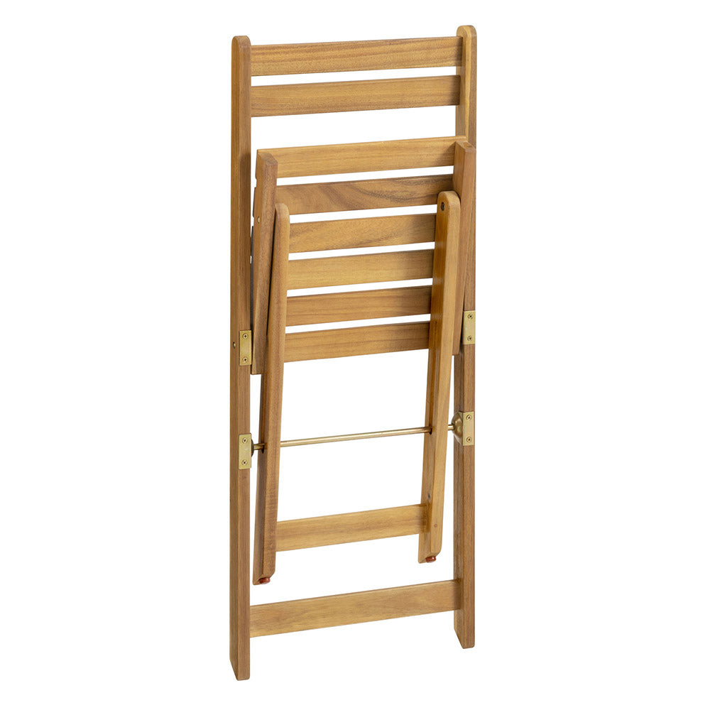 Miamo Acacia Wood Outdoor Bistro Set & Dining Set - for 4