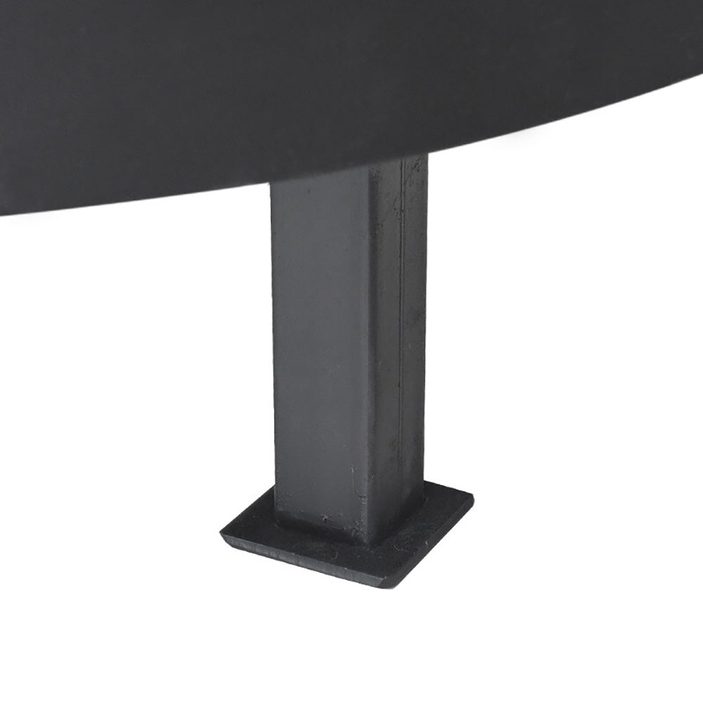 Hermosillo Rust or Matte Black Fire Pit on Legs