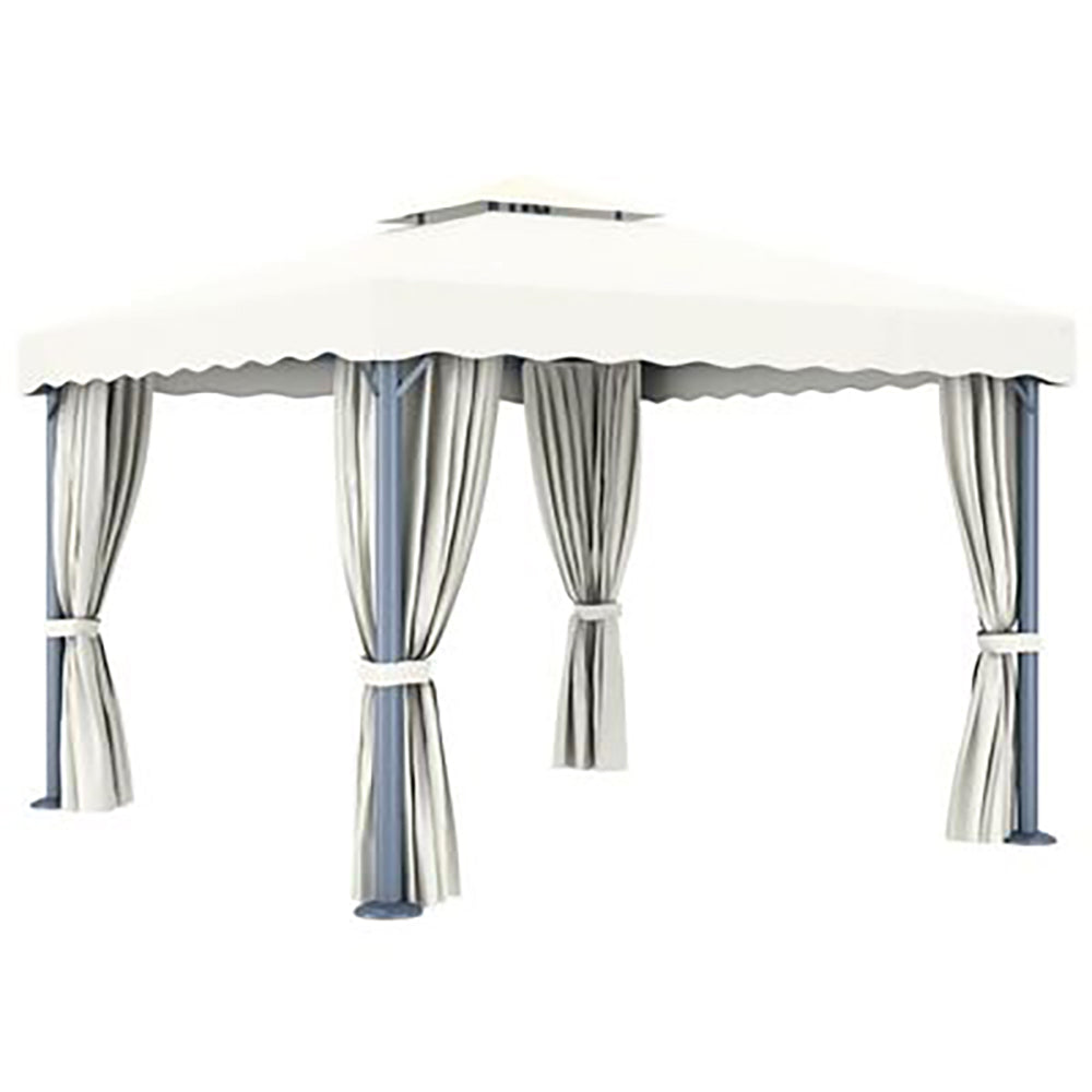Riga Curtained Gazebo - 3x3m and 4x3 m. Cream ir Anthracite