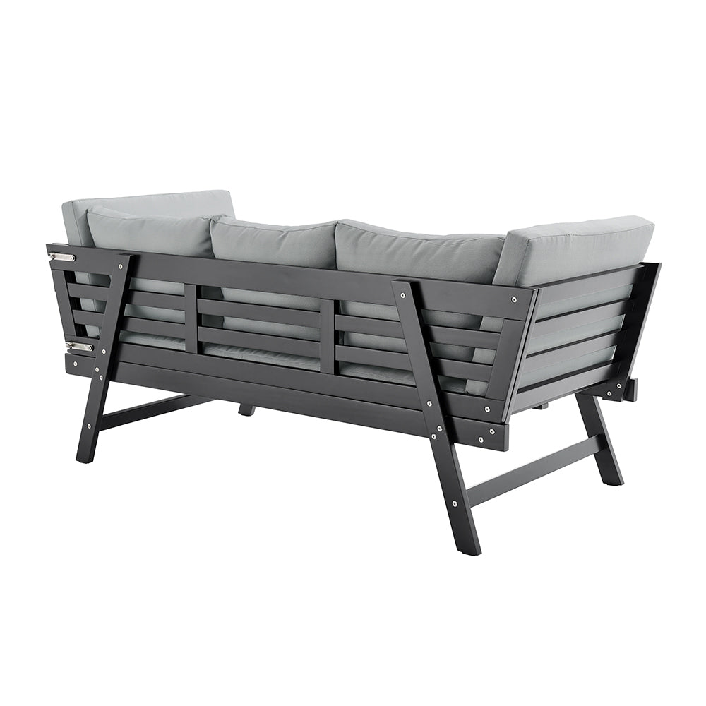 Jolanda 3 Person Outdoor Day Bed in Acacia Wood
