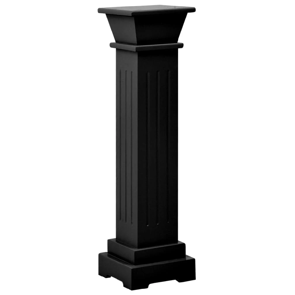 Filippa Classic Square Pillar Plant Stand in Light Wood - 4 Colours. 17x17x66 cm