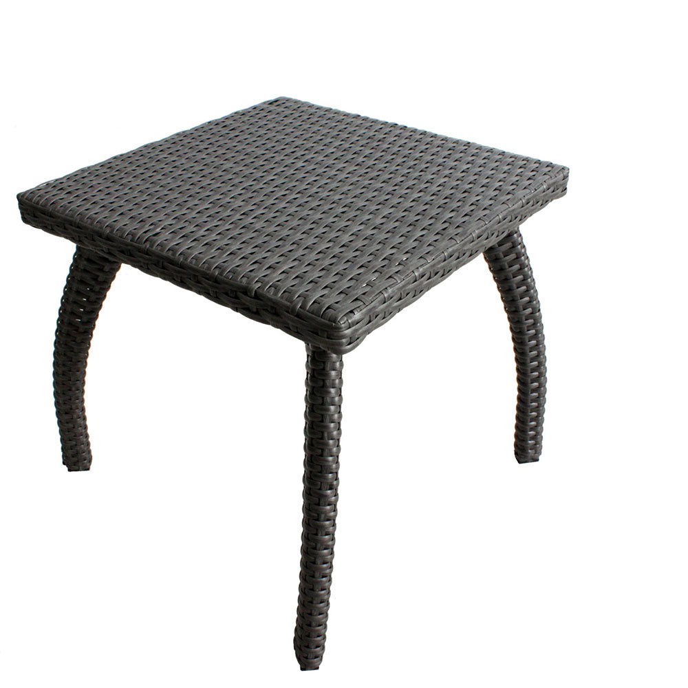 Renzo PE Wicker Double Sun Lounger w/Table