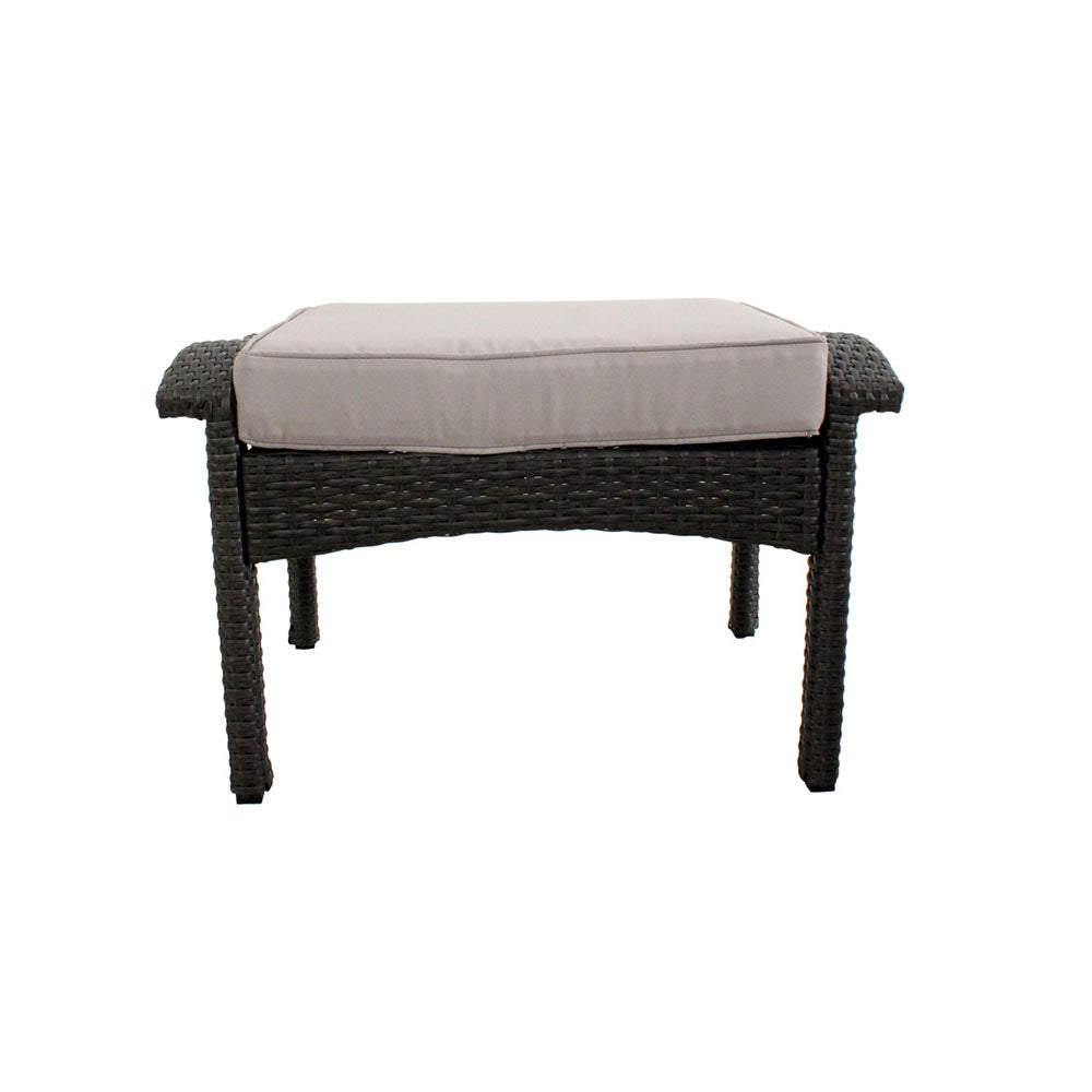 Renzo PE Wicker Double Sun Lounger w/Table