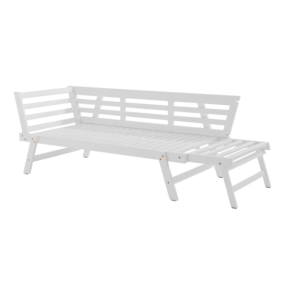 Jolanda 3 Person Outdoor Day Bed in Acacia Wood