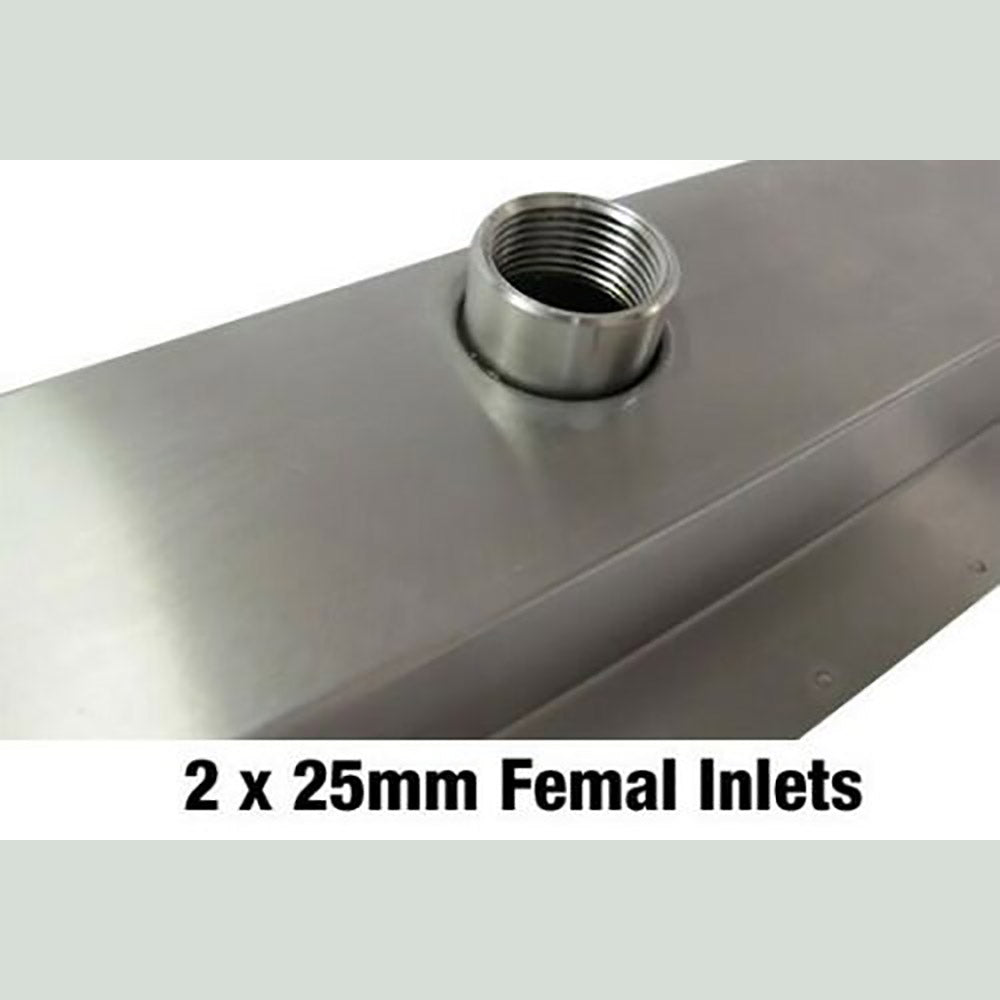 SummerLiving Stainless Steel Pool Waterfall/Spillway - 5 Sizes with or without LED