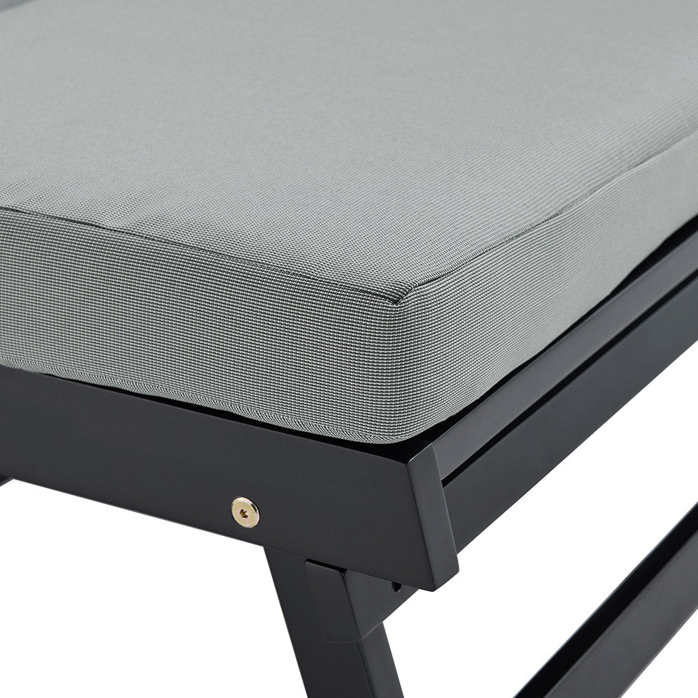 Jolanda 3 Person Outdoor Day Bed in Acacia Wood