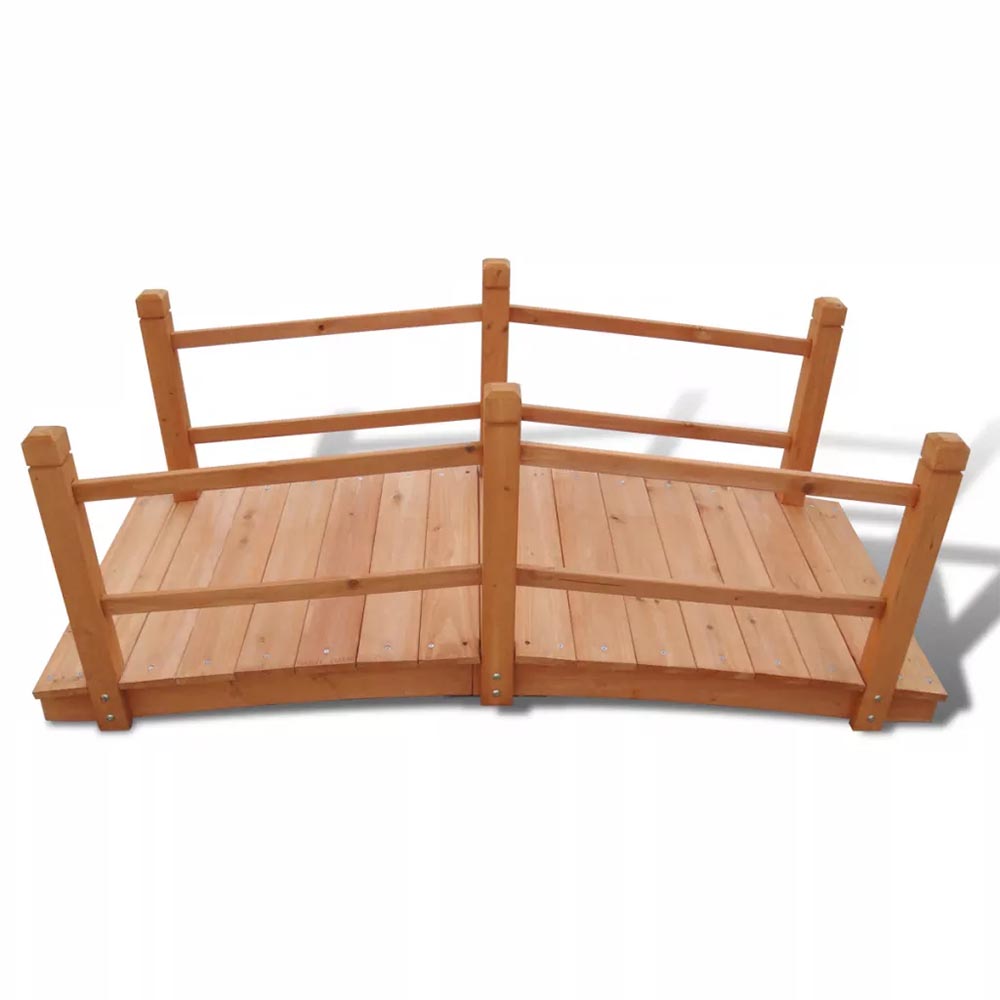Trani Wooden Garden Bridge - 140cm Length
