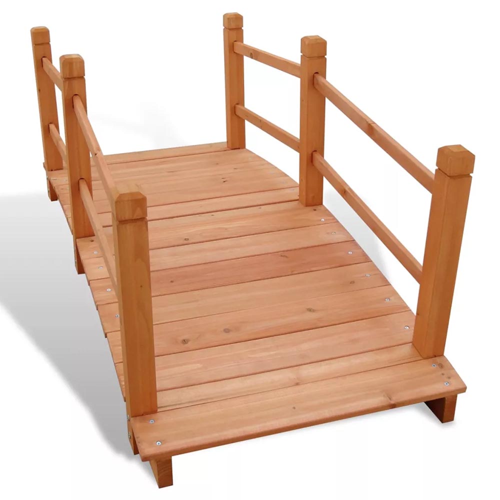 Trani Wooden Garden Bridge - 140cm Length
