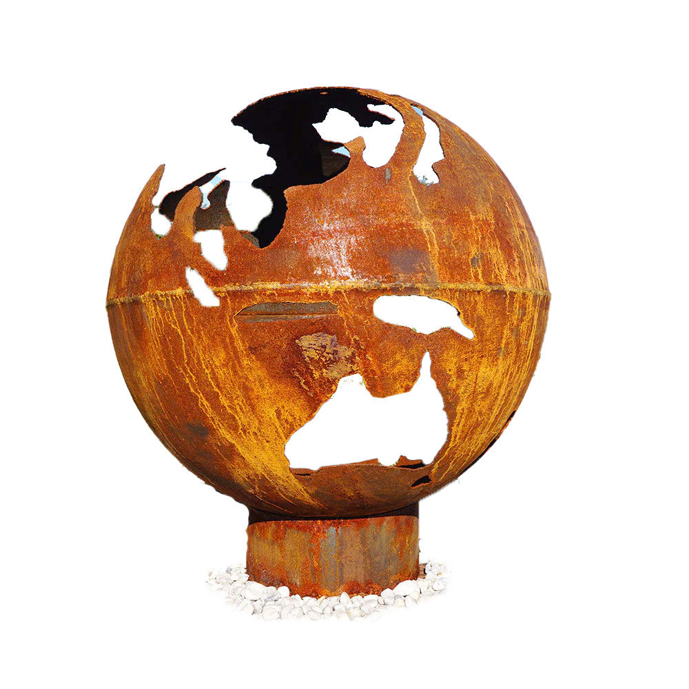 The Diageo Firepit Metal Artwork