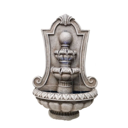 Fidelio Outdoor Wall Hanging Water Feature - Fully Self Contained