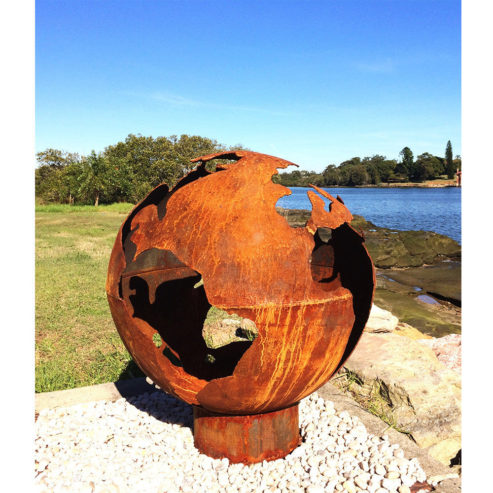 The Diageo Firepit Metal Artwork