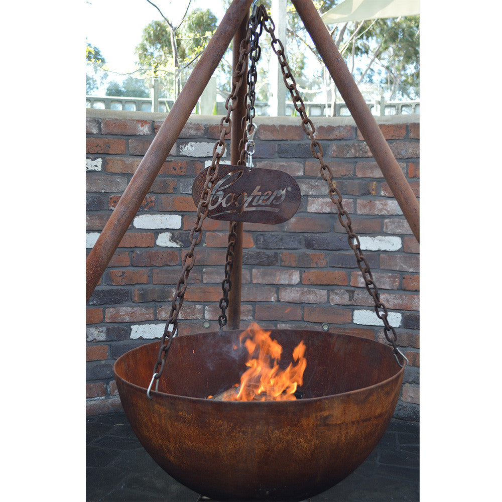 The Tripod Tribal Style Firepit