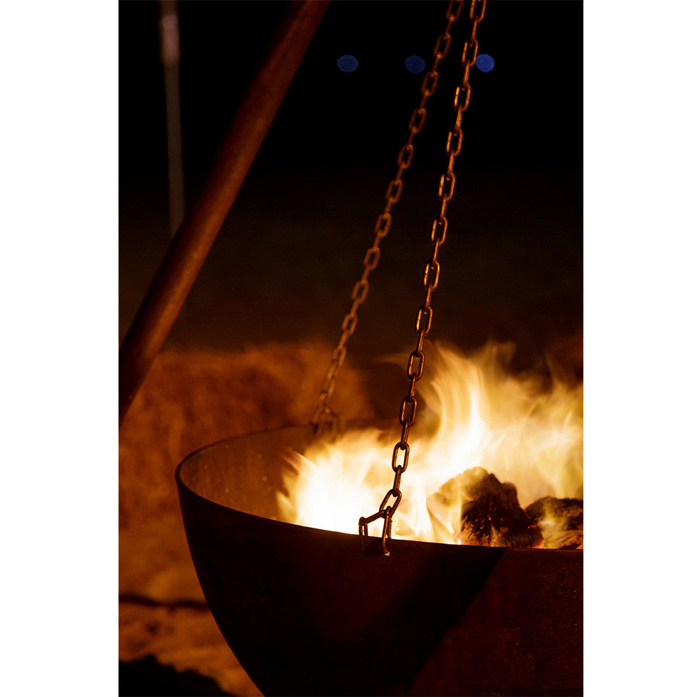 The Tripod Tribal Style Firepit