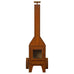 Falaise Classic Corten Steel Wood Burner in Rust