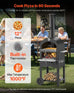 Granta Outdoor 12" Two Layer Pizza & Barbecue Oven