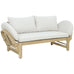 Vivendi Acacia Wood Outdoor Daybed/Lounge