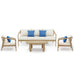 Sinfonia  4 Seater Hardwood Acacia Outdoor Sofa Set