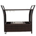 Comodoro PE Wicker Bar Cart