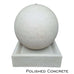 Empoli Smooth Sphere Fountain. Large 800 x 800 x 1120mm