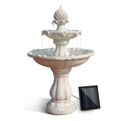 Mirandola 3-Tier Solar Water Fountain - 90cm