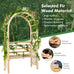 Alia Wooden Garden Arbor with Relaxing Bench