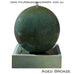 Empoli Smooth Sphere Fountain. Large 800 x 800 x 1120mm