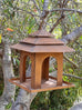 Isla Native Bird Hangng Feeder. Antique Rust