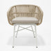 Brienz Rope Outdoor Dining Chairs. Set of 4. 4 Colours