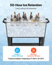 Verva Rolling Ice Chest/Party Drink Cooler. 50 Bottles / 110 Cans