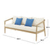 Sinfonia  4 Seater Hardwood Acacia Outdoor Sofa Set