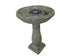 Fantasia Solar Bird Bath Water Feature with Lights