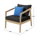 Sinfonia  4 Seater Hardwood Acacia Outdoor Sofa Set