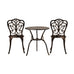 Russo 2 Seater Outdoor Bistro Set  - Bronze or White