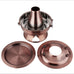 Traditionall Red Copper Beijing Style Large Charcoal Hot Pot. 34cms